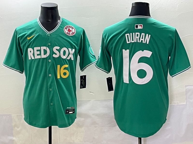 Men Boston Red Sox #16 Duran Green Joint Name Nike 2025 MLB Jersey style 46